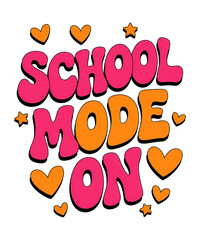 lettering typography quote in 70s hippie retro typography design style for t shirt 