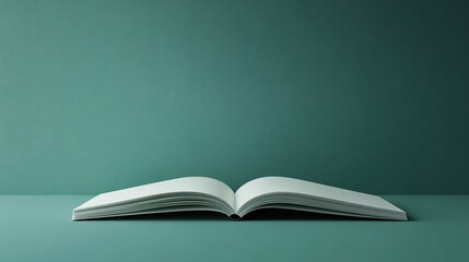 Open ledger with expense entries, representing personal financial management and budget tracking with side empty space for text