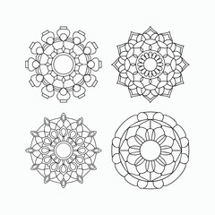 simple mandala art, Design for a wallpaper Paint shirt and tile Sticker Design