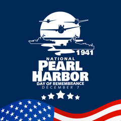 National Pearl Harbor Day of Remembrance to commemorate on December 7th. Remembering the arrival of attacks from attacking Japanese aircraft. © Robert Yap