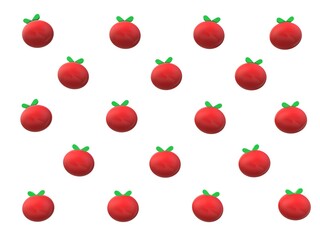 seamless background with apples