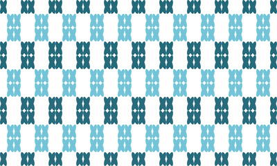 Two tone white and green Checkerboard with x cross letter repeat pattern, replete image, design for fabric design printing, checkerboard
