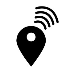 GPS Signal glyph icon