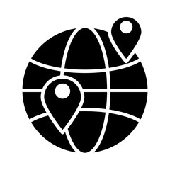 Geotag Icon glyph icon