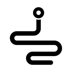 Path to Destination glyph icon