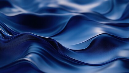 Obraz premium Blue Abstract Waves.