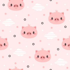 Cute Pig Vector Pattern Fashion Designs