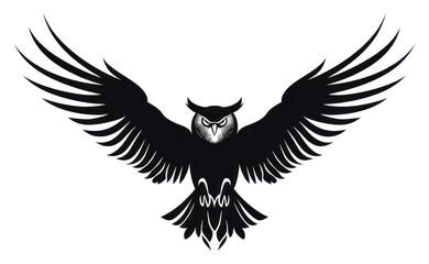 Obraz premium PNG Owl blackbird agelaius vulture.
