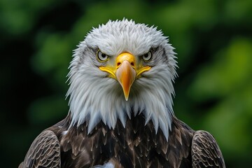 Obraz premium Bald Eagle, angry expression