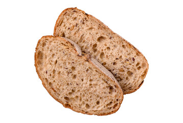Brown bread with seeds and grains for sandwiches