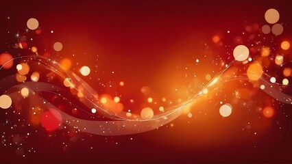 Warm and festive Christmas background in deep red and rich orange tones, with a soft blurred glow and luxurious ambiance. Ideal for cozy holiday themes. AI-generated.

