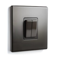 black light switch isolated on white