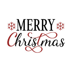 merry christmas day lettering