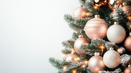 Close-Up of Decorated Christmas Tree Ornaments