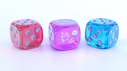 dice - 3d illustration
