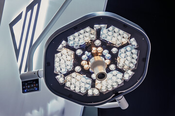 LED surgical lamp. Lighting unit for the operating room.