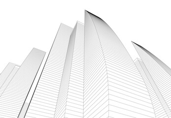 Architecture building. Design background vector illustration