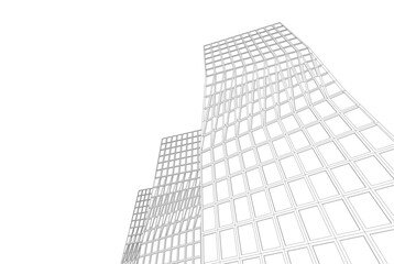 Fototapeta premium Architecture building. Design background vector illustration