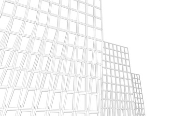 Architecture building. Design background vector illustration