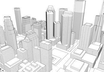 Architecture building. Design background vector illustration