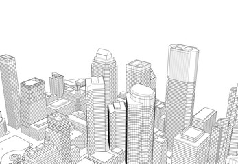 Architecture building. Design background vector illustration