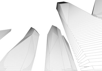 Fototapeta premium Architecture building. Design background vector illustration