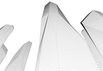 Fototapeta premium Architecture building. Design background vector illustration