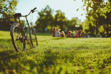 Fototapeta premium Bicycle in Park