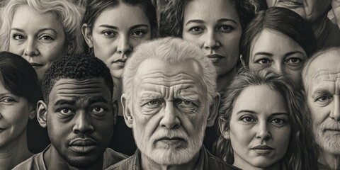 Obraz premium Diverse People Portrait