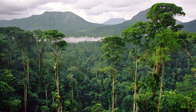 Dense Rainforest on Bioko Island