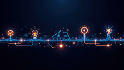 Ci/cd process with a flow of information from left to right, including steps like idea, build, test, deploy, and monitor.