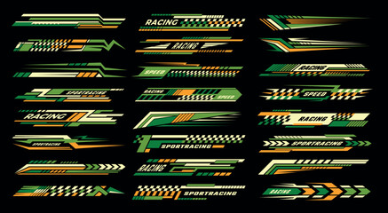 racing stripes. sport car vinyl designs templates © ONYXprj