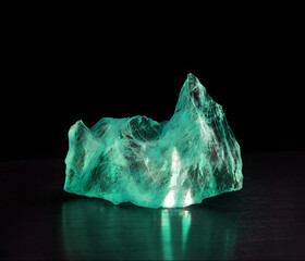 Precious mineral. Piece of Rock crystal