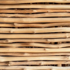 Traditional straw wall of rural dwelling, natural texture, earthy tones