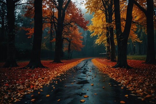 autumn, leaf, leaves, fall, maple, nature, tree, season, vector, orange, pattern, yellow, design, foliage, color, plant, illustration, seamless, texture, decoration, brown, red, september, art, octobe