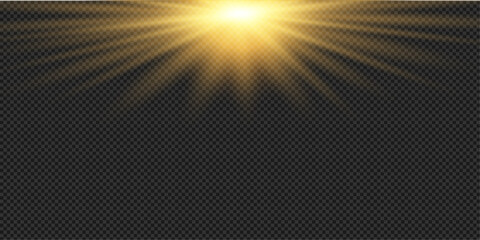 Light effect isolated flare, tire explosion, dust line, solar flare, star spark, sunlight, vector background, space for text