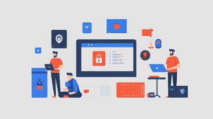 Cybersecurity Experts Conducting Penetration Test