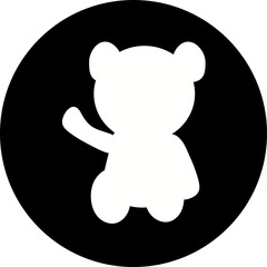 Happy birthday single vector icon