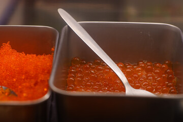 Orange caviar