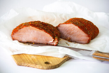 Lomo de cerdo con adobo casero