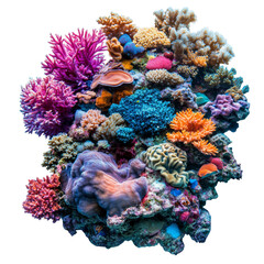 Obraz premium Colorful coral reef thriving underwater ecosystem