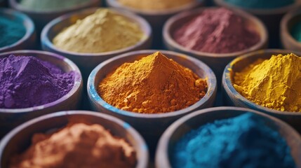 Vibrant Colors in Bowls