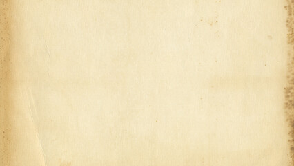 Retro brown photo paper texture. Old antique sheet stained paper background. 
