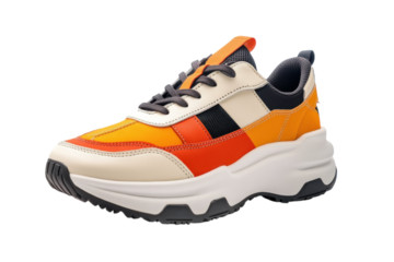 Colorful athletic sneakers designed for comfort and style suitable for urban activities