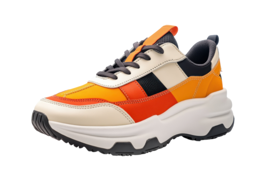 Colorful athletic sneakers designed for comfort and style suitable for urban activities