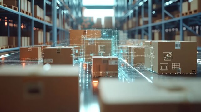 Automated Warehouse with Digital Tracking