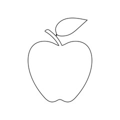 Apple vector icon