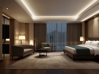 luxury hotel bedroom,interior of a bedroom,interior of a hotel room,luxury comfortable bedroom,hotel room interior