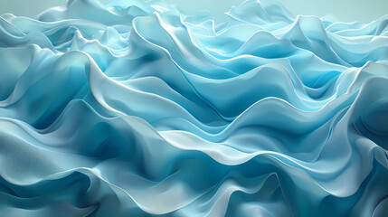 Obraz premium blue silk fabric