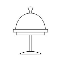 Plate for food vector icon